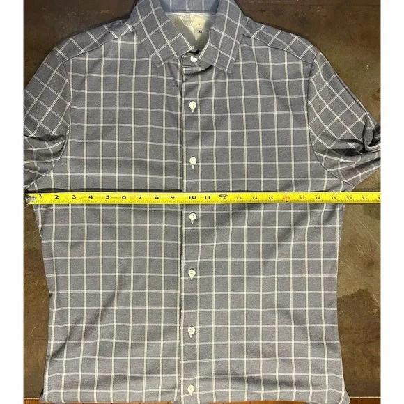 State & Liberty Performance Flannel Shirt (2) Mens Sz M Structured Athletic Fit - Picture 4 of 11